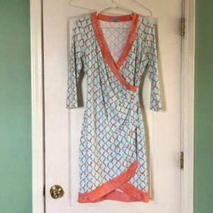 J. McLaughlin faux wrap dress